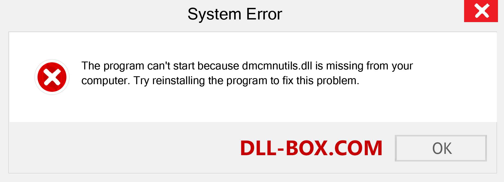  dmcmnutils.dll file is missing?. Download for Windows 7, 8, 10 - Fix  dmcmnutils dll Missing Error on Windows, photos, images